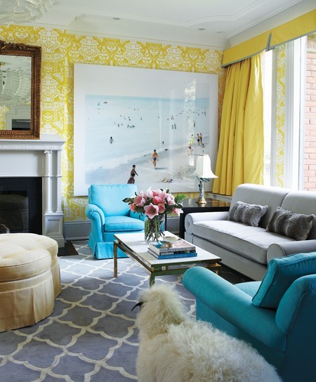 26 Amazing Ideas for Colorful Living Room (10)