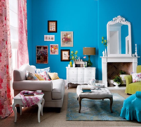 26 Amazing Ideas for Colorful Living Room (11)