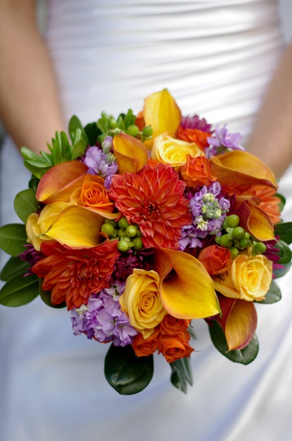 27 Romantic Fall Wedding Bouquets (10)