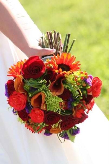 27 Romantic Fall Wedding Bouquets (20)