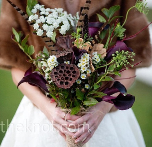 27 Romantic Fall Wedding Bouquets (26)