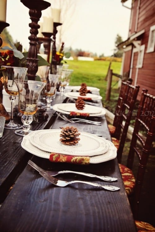 25 Beautiful Fall Wedding Table Decoration Ideas