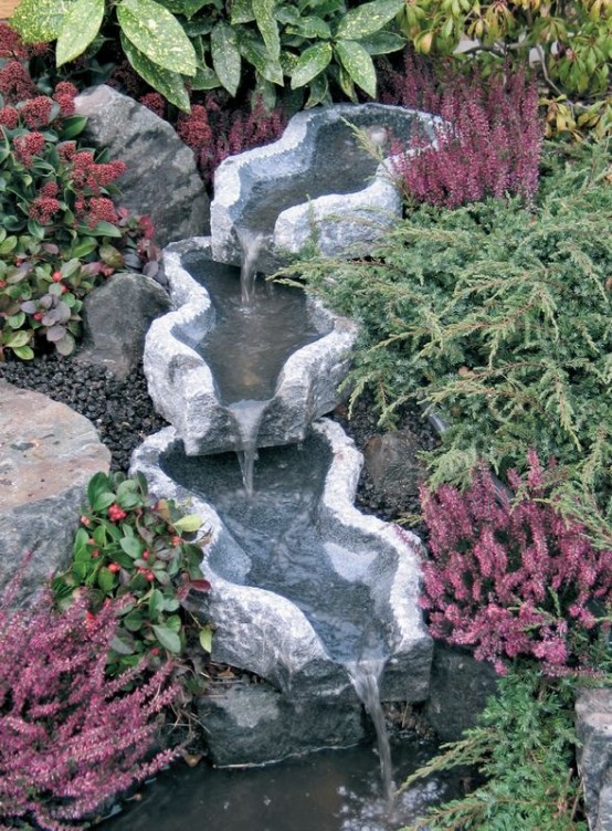 26 Amazing Garden Waterfall Ideas