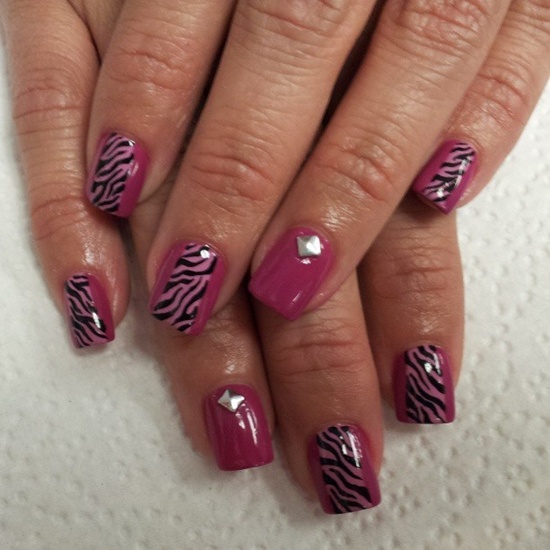 stylish pink nail art ideas (1)