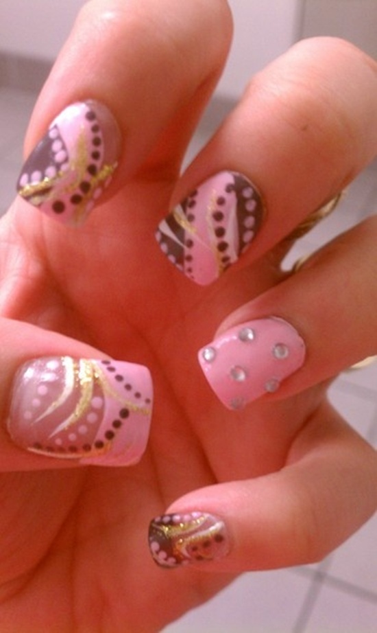 stylish pink nail art ideas (11)