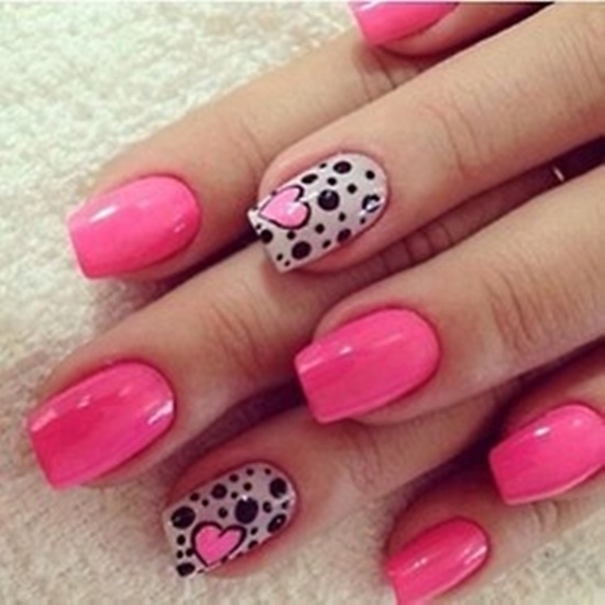 stylish pink nail art ideas (13)