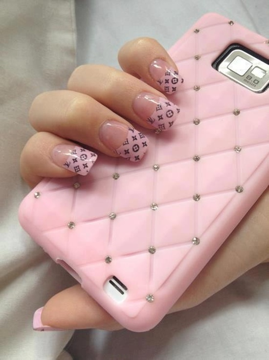 stylish pink nail art ideas (17)