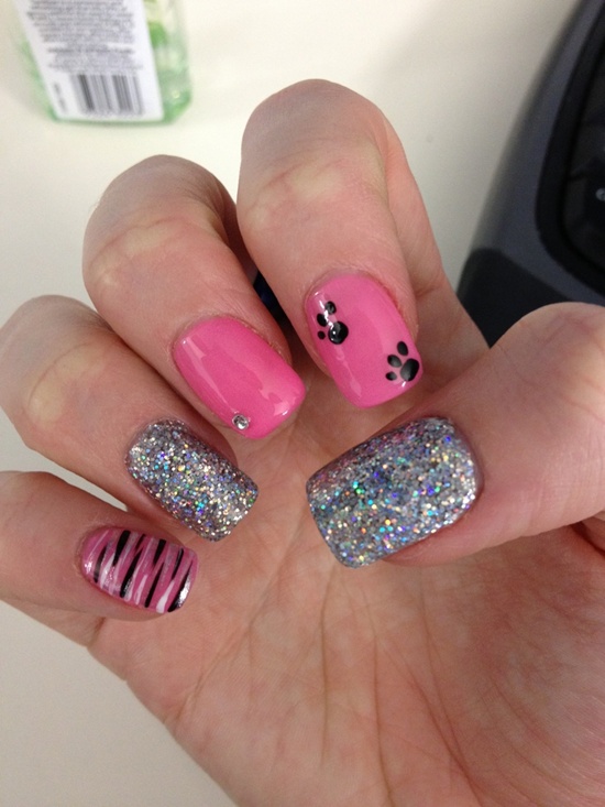 stylish pink nail art ideas (2)
