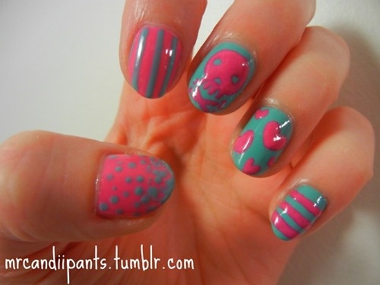 stylish pink nail art ideas (23)