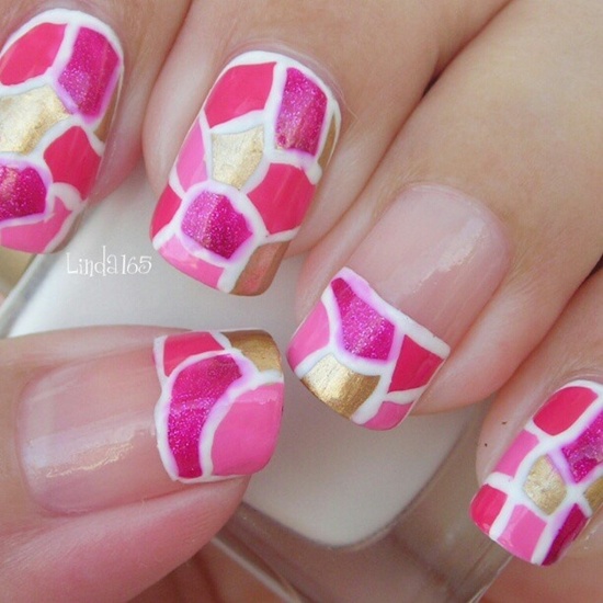 stylish pink nail art ideas (25)