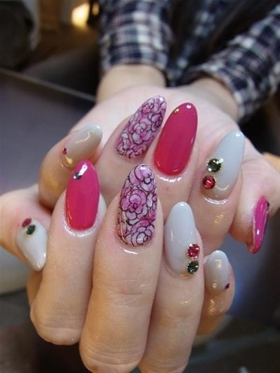 40 Stylish Pink Nail Art Ideas - Style Motivation