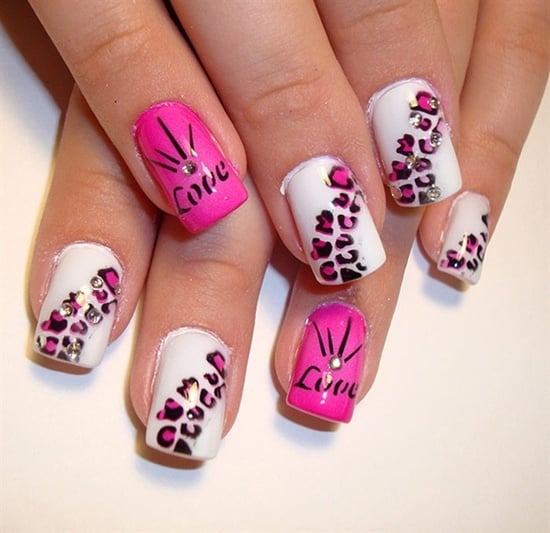 stylish pink nail art ideas (8)