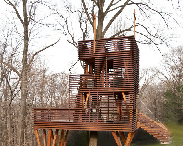 17 Amazing Tree House Design Ideas that Your Kids Will Love - tree house, kids, house