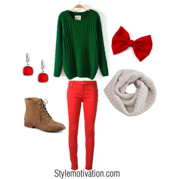 20 Cute Christmas Outfit Ideas (15)