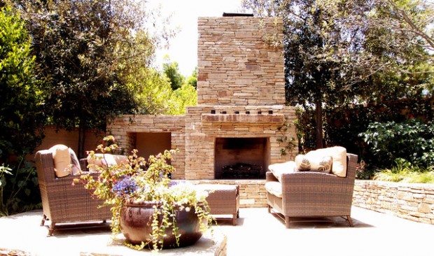 20 Spectacular Fireplaces Design Ideas for Your Outdoor Area (7)