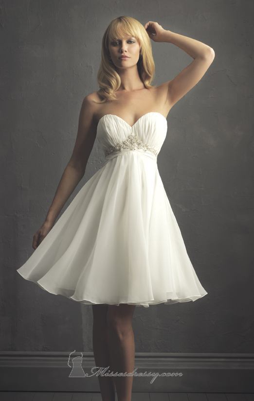 23 Beautiful Short Wedding Dresses (1)