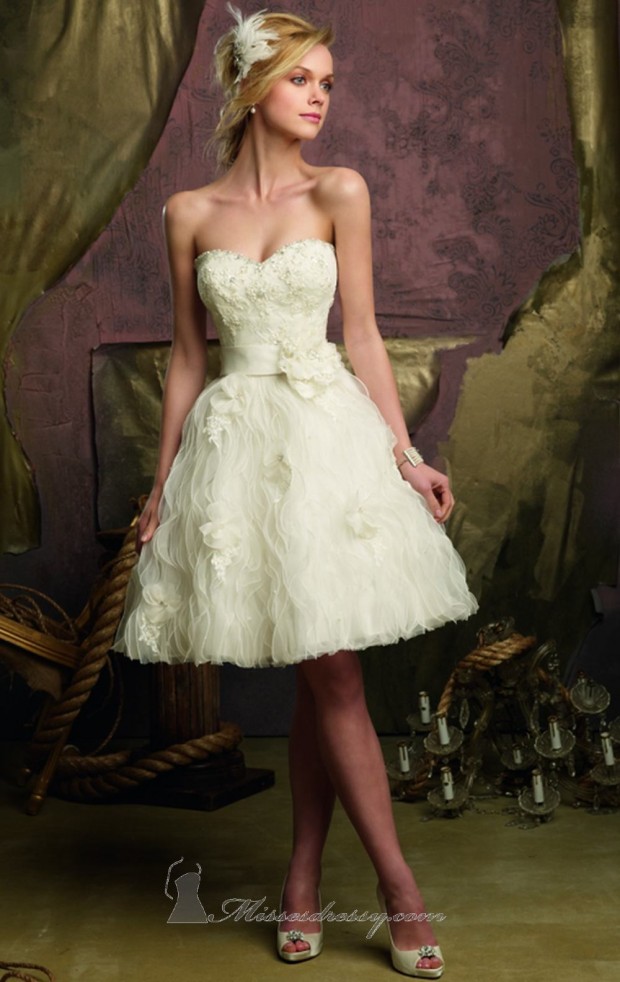 23 Beautiful Short Wedding Dresses (2)