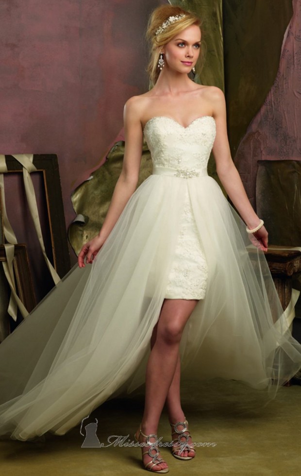 23 Beautiful Short Wedding Dresses (3)