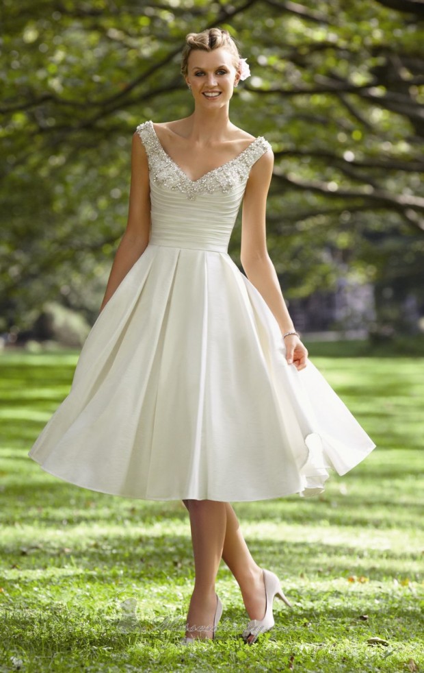 23 Beautiful Short Wedding Dresses (4)