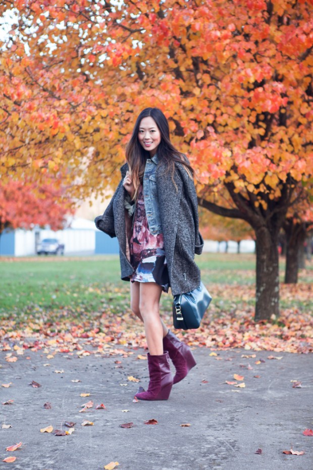 24 Gorgeous Ideas How to Wear Dress and Skirt in Cold Weather (18)