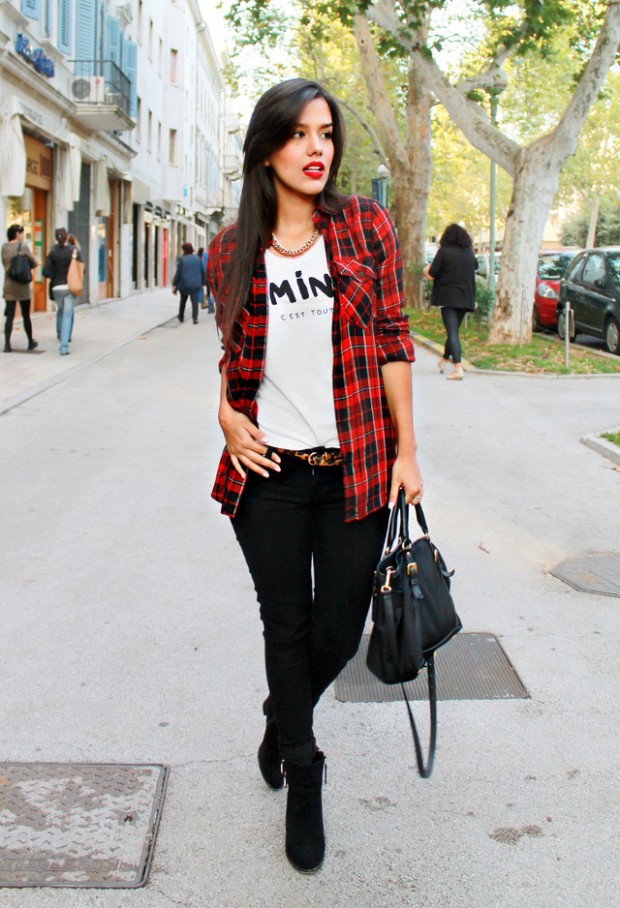 24 Trendy and Hot Street Style Outfit Ideas (15)