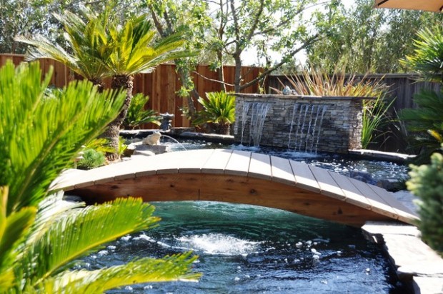 25 Amazing Garden Bridge Design Ideas that Will Make Your Garden Beautiful (20)