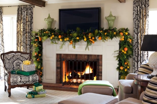 25 Gorgeous Christmas Mantel Decoration Ideas (5)