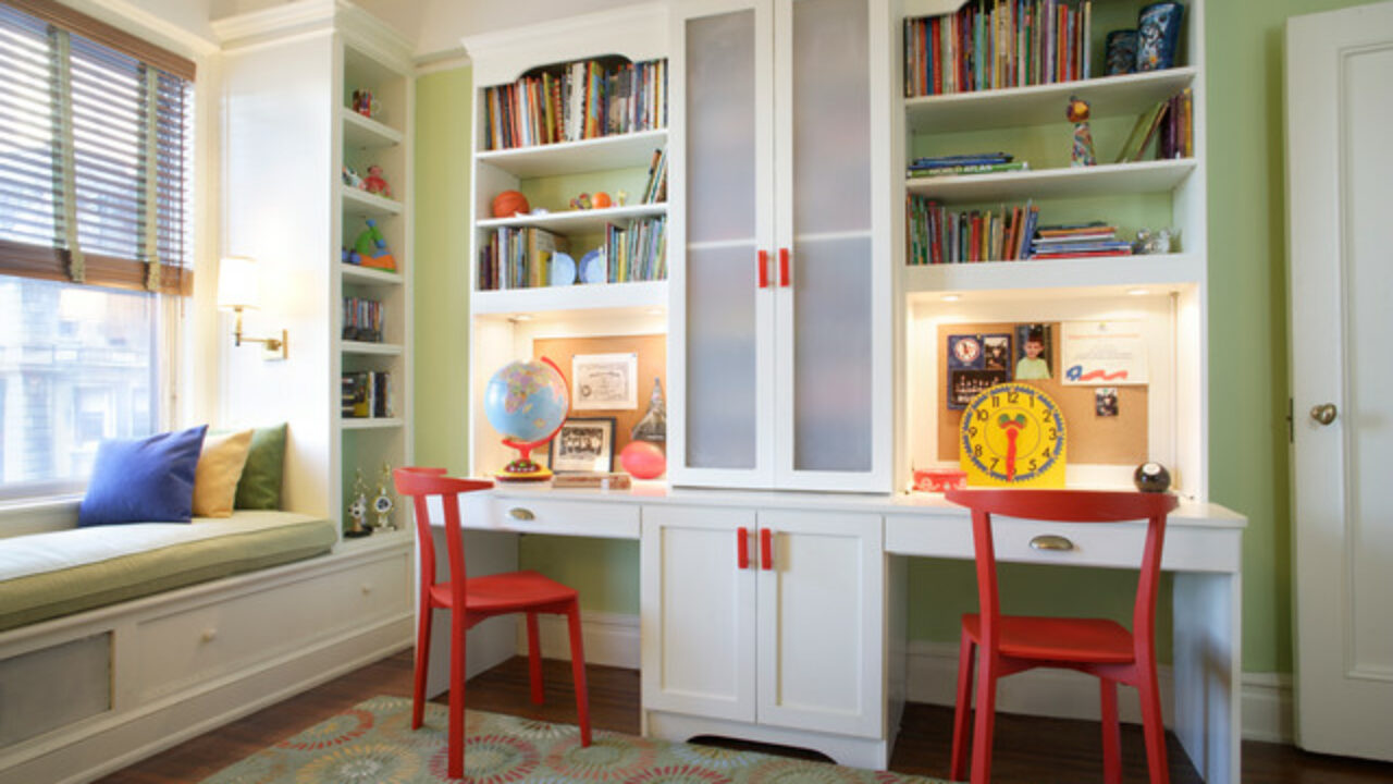 Small Study Room Design Ideas For Kids : Compact Study Room Designs To