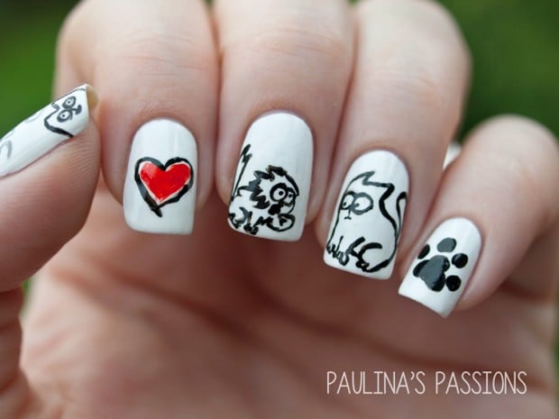 26 Attractive and Popular Nail Art Ideas That You Will Love (12)