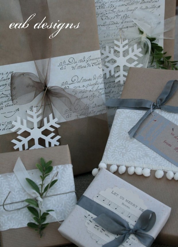 18Original and Creative DIY Christmas Gift Wrap Ideas (1)