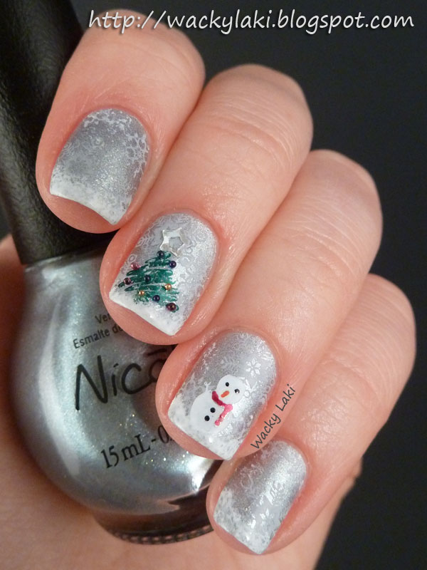 19 Gorgeous Winter Inspired Nail Art Ideas (18)