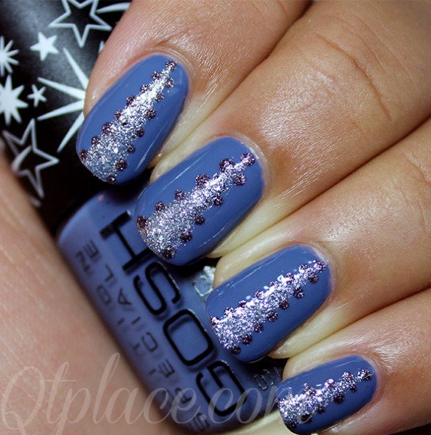 19 Gorgeous Winter Inspired Nail Art Ideas (6)