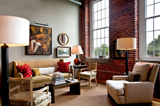 20 Amazing Interior Design Ideas with Brick Walls (10)