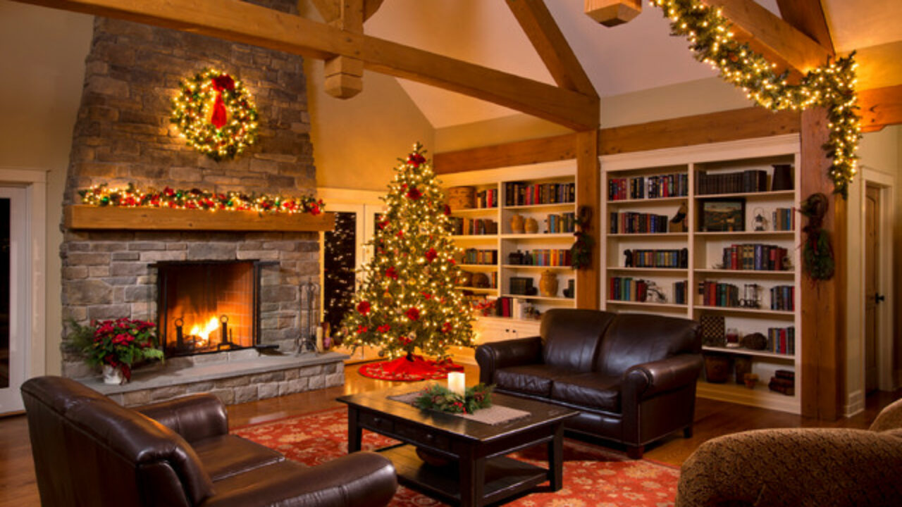 Ideas For 15 Christmas Living Room Picture