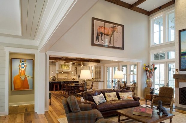 20 Cozy Rustic Living Room Design Ideas (10)