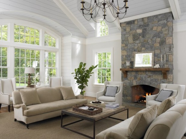 20 Cozy Rustic Living Room Design Ideas (20)