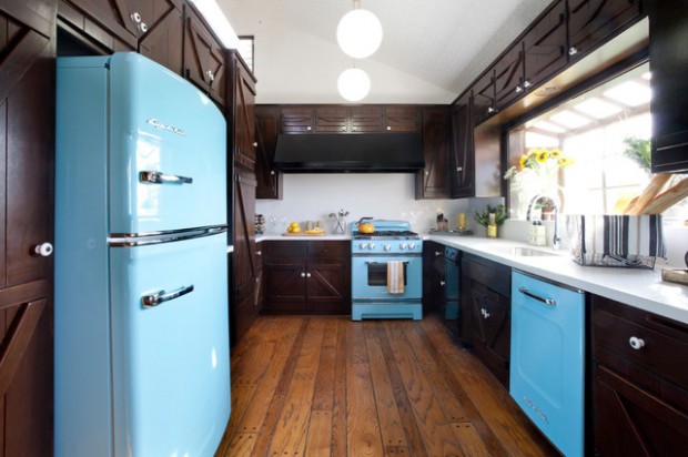 20 Great Kitchen Design Ideas in Retro Style (12)