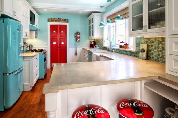 20 Great Kitchen Design Ideas in Retro Style (8)