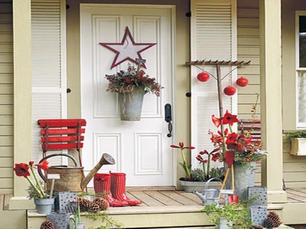 22 Great Christmas Front Door Decorating Ideas (6)