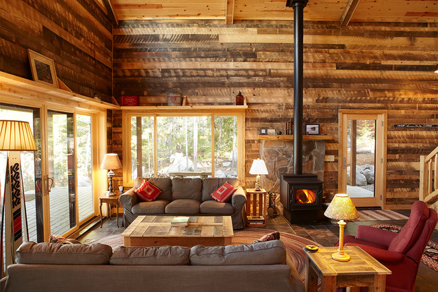22 Wonderful Interior Design Ideas with Wooden Walls - wooden interior, wood interior, interior design