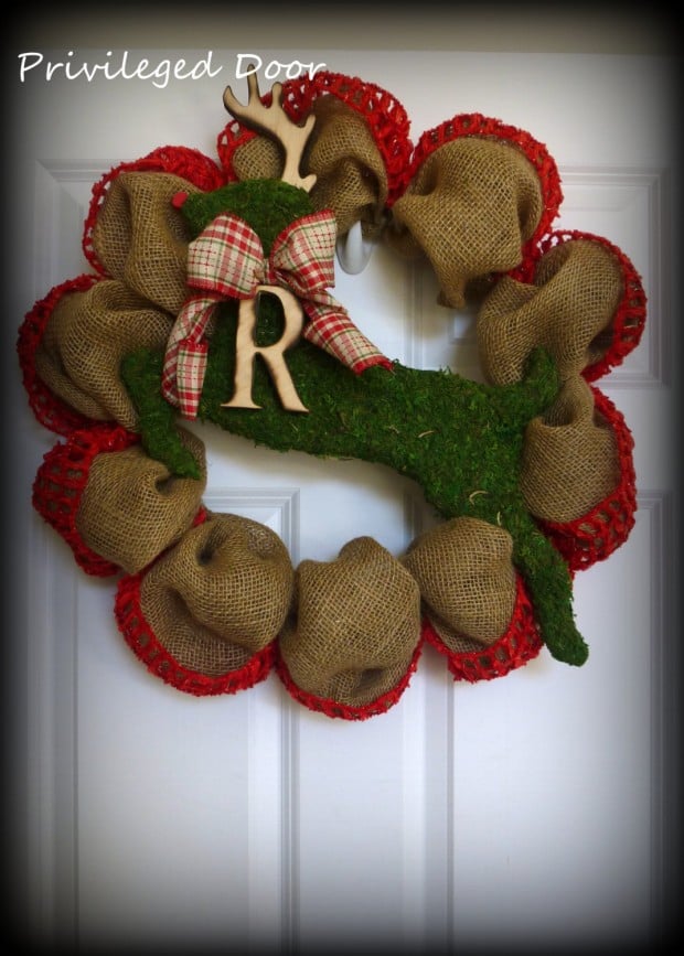 30 Beautiful And Creative Handmade Christmas Wreaths (10)