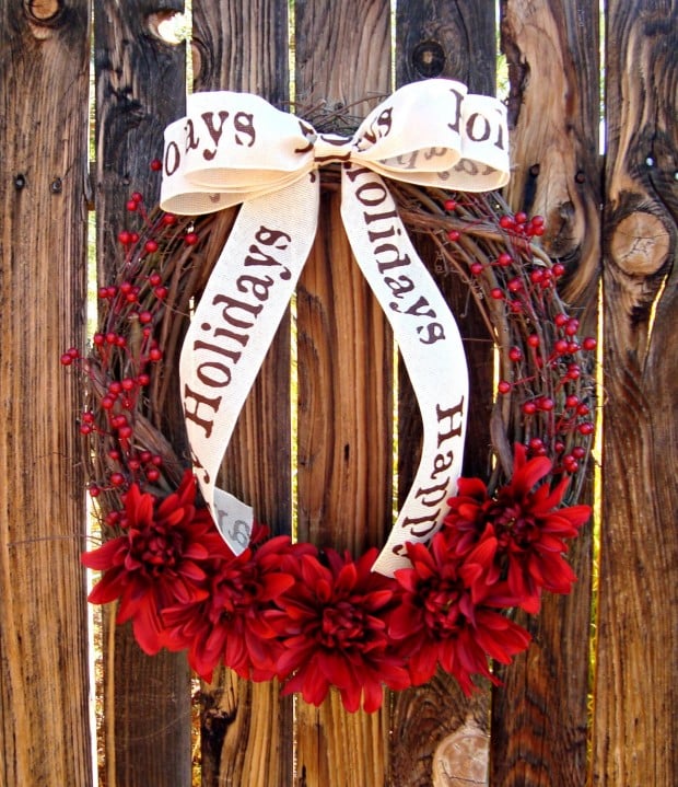 30 Beautiful And Creative Handmade Christmas Wreaths (20)