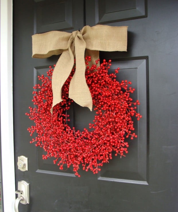 30 Beautiful And Creative Handmade Christmas Wreaths (26)