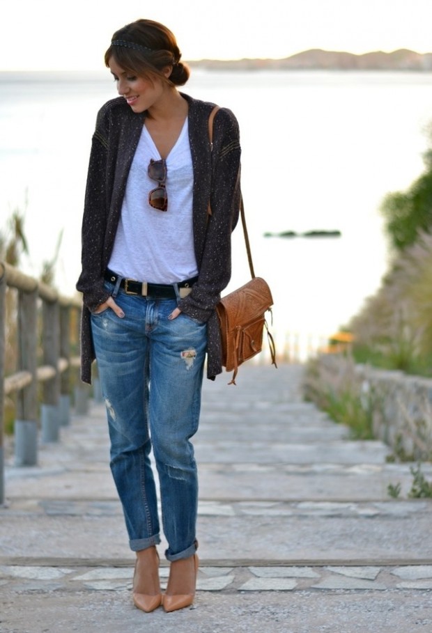 Boyfriend Jeans for Stylish Cozy Look (11)