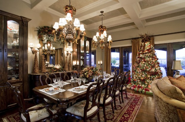Gorgeous Christmas Table Decoration Ideas (3)