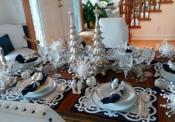 19 Gorgeous Christmas Table Decoration Ideas - christmas table decoration, christmas decoration, christmas centerpiece, Christmas