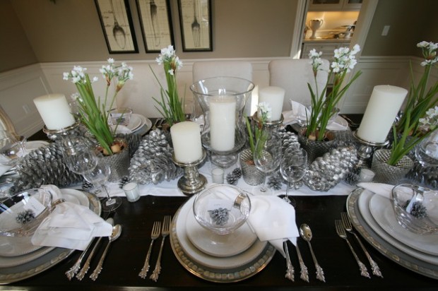 Gorgeous Christmas Table Decoration Ideas (7)