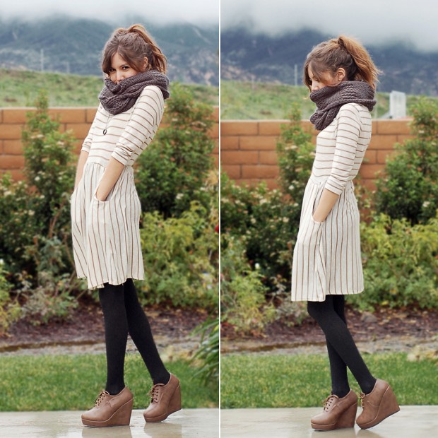 INFINITY SCARF OUTFITS for infinite joy in the cold days (4)