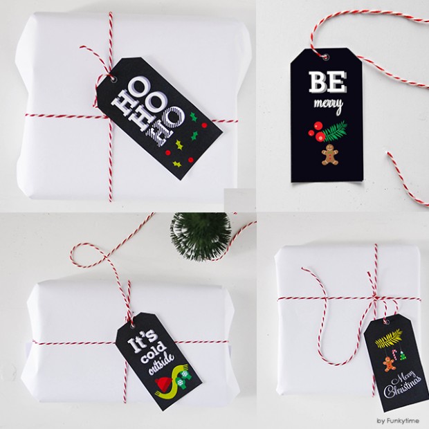 15 Cute and Creative DIY Christmas Gift Tag Ideas (8)