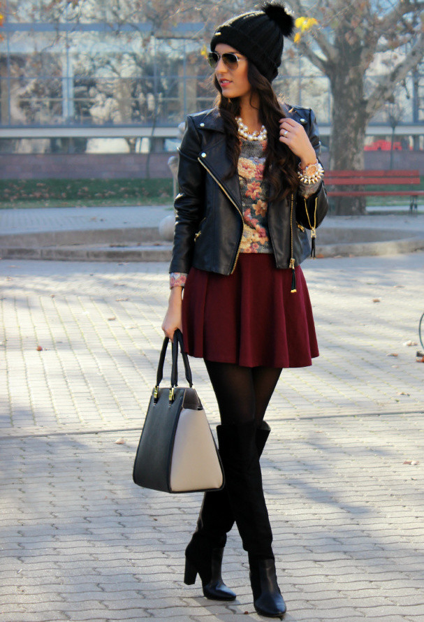 winter dresses with boots